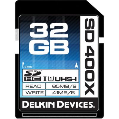 China Delkin Devices 32GB SDHC Card 400x UHS-I Price $16.2 for sale