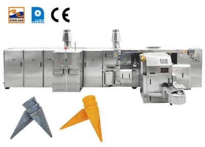 China 7kg / Hour Ice Cream Cone Production Line Biscuit Making Machine 47 Cast Iron Baking Templates for sale