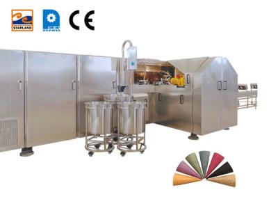 China 1.5hp Ice Cream Cone Production Line Stainless Steel 55 Baking Plates for sale