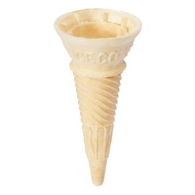 China 110 Mm Length Small Flavored Wafer Cone / Sugar Ice Cream Cone for sale