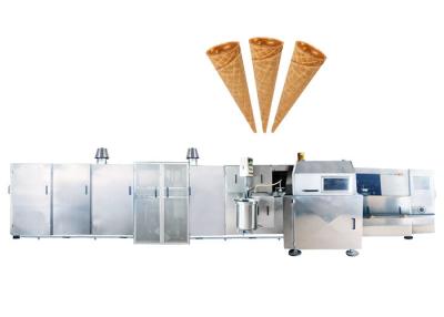 China Linha de produção alta do cone de gelado da flexibilidade com estação diferente do rolamento, 47 placas de cozimento à venda