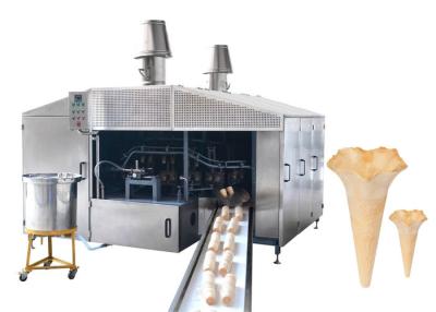 China Stainless steel Wafer Sugar Cone Production Line with 1 Motor Drives , Gas system for sale