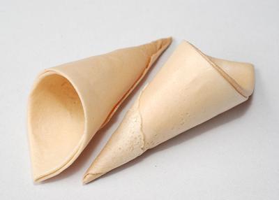 China Good Tasted Wafer Cones With Egg Materials / Ice Cream Cone Cups for sale