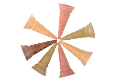 China Multi cone do waffle do gelado da cor para a loja/loja, certificação do CE à venda