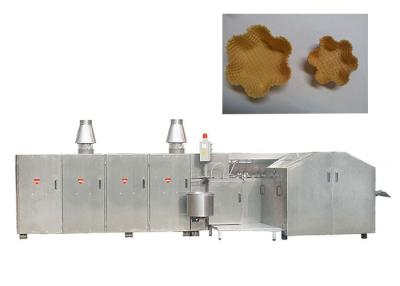 China Linha de produção de aço inoxidável do cone do waffle com os 5 - 6 intoxique a energia do consumo/hora - eficientes à venda