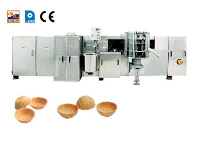 China Commercial Ice Cream Waffle basket Maker Automatic Rolled Sugar Cone Baking Machine for sale