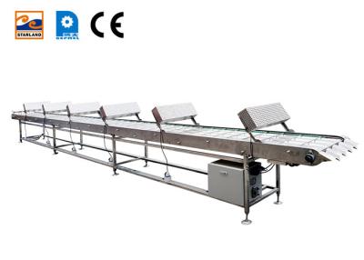 China Commercial Baking Electric Marshalling Cooling Conveyor Field Installation for sale