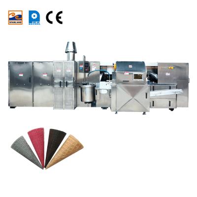 China 7G/ Hour Sugar Cone Production Line With 61 Baking Plates for sale