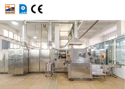 China Fabricante automático de aço inoxidável do cone do gelo do enchimento da pasta de Sugar Cone Production Line Fully à venda