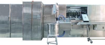 China Línea de procesamiento de bocadillos de acero inoxidable Fabricantes de obleas Máquinas automáticas de cáscara de tarta en venta