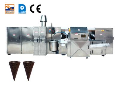 China 137 Plates 140mm Cone Ice Cream Machine  Ice Cream Cone Manufacturing Machine for sale