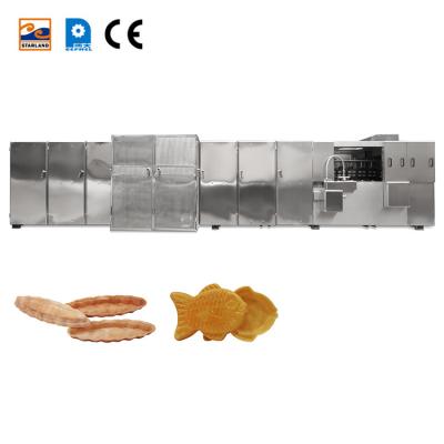 China Linha de produção automática multifuncional da bolacha de Monaka da máquina da fabricação de biscoitos da bolacha dos aços inoxidáveis do CE à venda