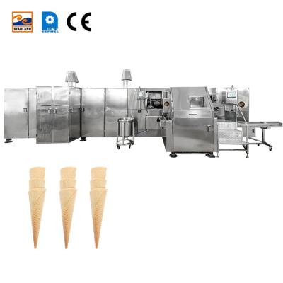 China 10kg / hour Barquillo Cone Machine With Stainless Steel Construction for sale