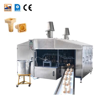 China PLC Wafer Cone Production Line Stainless Steel Wafer Cone Manufacturing Equipment for sale