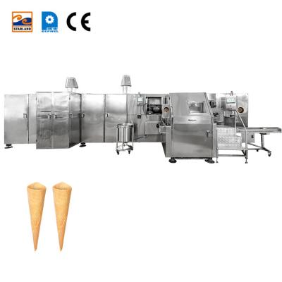 China 89 Plates Biscuit Making Equipment Barquillo Cone Maker 14kg / Hour for sale