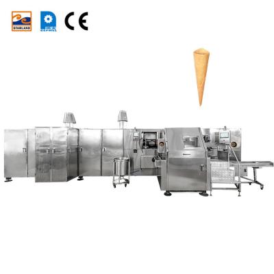 China Large Commercial Automatic Biscuit Making Machine Elite Cone Baking Equipment for sale