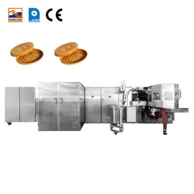 China Top Notch Biscuit Making Machinery For Waffle Basket Manufacturing for sale