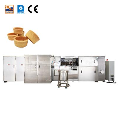 China Professional Biscuit Making Equipment 1.5kw PLC Control Tart Shell Machine for sale