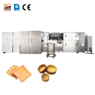 Chine Type de tunnel Machine de cuisson à la coque de tartre entièrement automatique pour la production à grande échelle à vendre