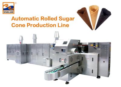 China Gas System Automatic Sugar Cone Production Line / Ice Cream Cone Baking Machine for sale