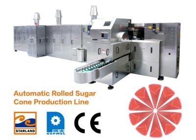 China Large Ice Cream Cone Production Line High Efficiency 2.0hp 1.5kW for sale