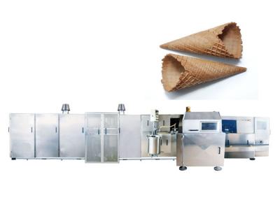 China Multidimensional Waffle Ice Cream Cone Biscuit Making Machine / Rolled Sugar Cone Product Line for sale