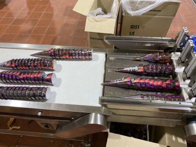 China Pequeño fabricante redondo eléctrico Sugar Cone Production Line Grill de la galleta del cuenco en venta