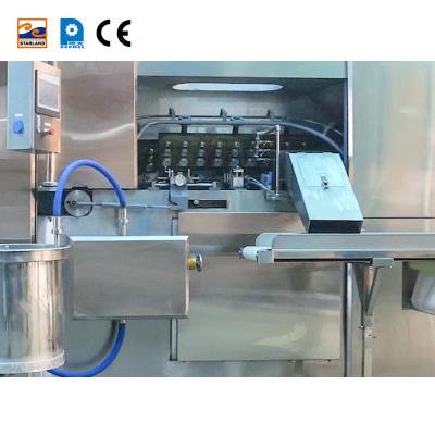 China Wafer Cone Making Donut Ice Cream Cone Machine 5400-6000 Cones/Hour for sale