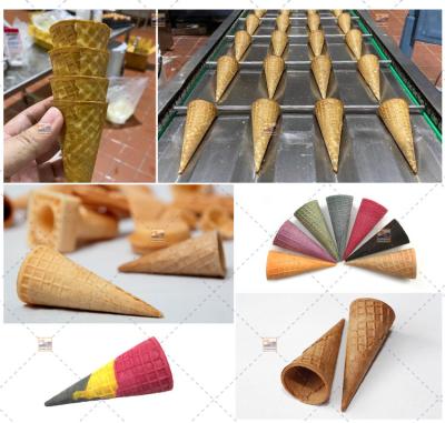 China Snack Food Ice Cream Wafer Cone Making Machine 5400Cones/Hour for sale