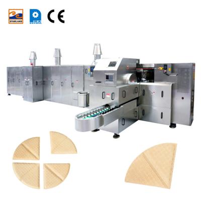 China Wafer Biscuit Sugar Cone Production Line Stainless Steel CE listed for sale