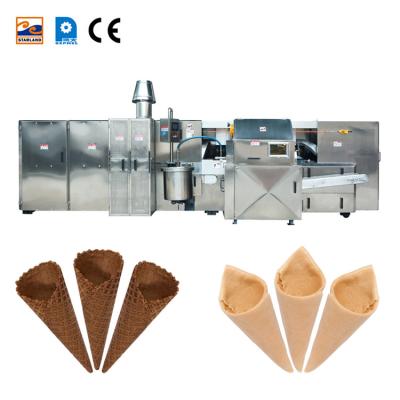 China Versatile Fully Automatic Of 51 Baking Plates 5m Long Rolled sugar Cone Production Line With After Sales Service for sale