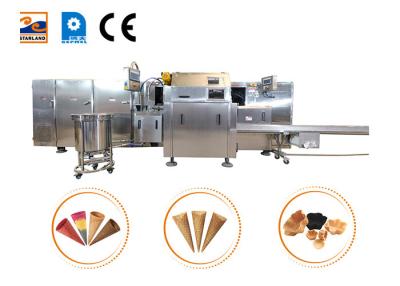 China Ice Cream Cone Production Equipment , Multifunctional Automatic Installation Of 63 Baking Templates Of 260*240 Mm . for sale