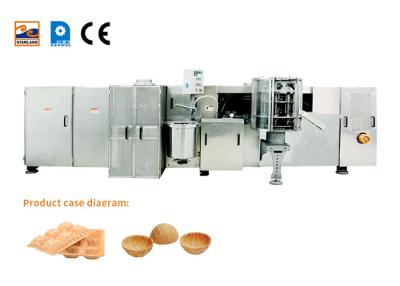 China Linha de produção automática da cesta do waffle com serviço pós-venda, material de aço inoxidável. à venda