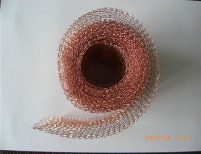 China 99.9% Copper Knitted Mesh Roll 10ft 20ft 6inch For Pest Control for sale