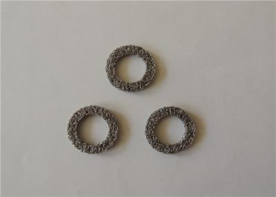 China Compressed Knitted Wire Mesh Washer Dia14mm 0.3mm SS Replacement Pressure Washer for sale