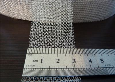 China SS Knitted Mesh Fabric 4*5mm Mesh Hole Gas Liquid AISI 301 For Demister for sale