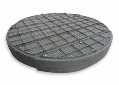 China Plastic / Stainless Steel Mesh Pad Demister Dia 100mm For Steam Tower for sale
