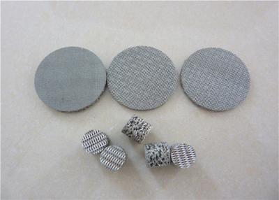 China 5 Lays Stainless Steel Sintered Wire Mesh 5 10 15 Micron Circular Type for sale