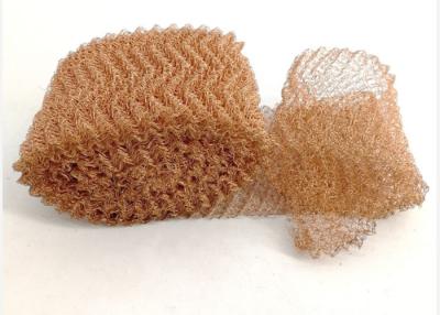 China Knitted Copper Wire Mesh Tape 0.23mm 100mm Width 95% Filter for sale