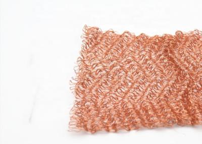China Width 2.5-60cm Knitted Copper Mesh Rf Emi Shielding for sale