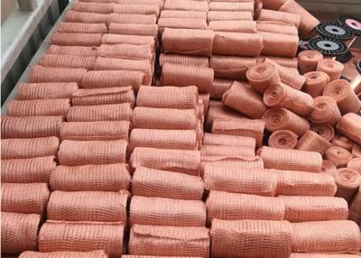 China 8mm SS304 Knitted Mesh Fabric ODM High Temperature Resistance 800 Degrees for sale