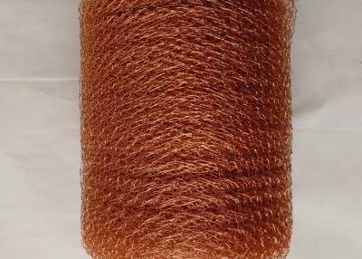 China Reusable Knitted Copper Cleaning Mesh Width 400mm 30m Length for sale