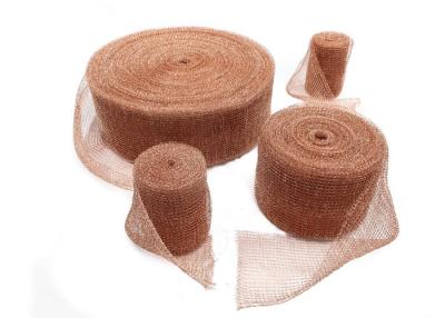 China ODM Red Copper Wire Mesh 100mm Width 0.10mm Diameter For Cable for sale