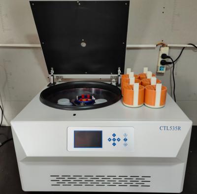 China Benchtop Low speed Refrigerated Centrifuge 3000ml high volume blood bank centrifuge for sale