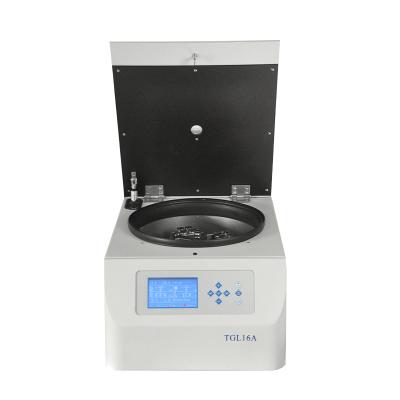 China TGL-16 Fixed Angle Rotor Table Top Blood Refrigerator Ultracentrifuge 16000rpm 12 X1.5ml/2.2ml/5ml for sale