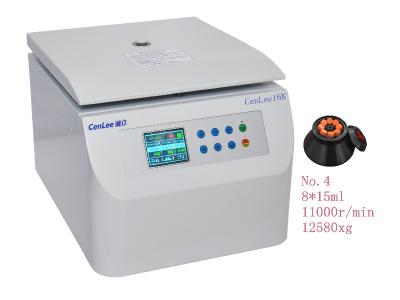China Benchtop High speed centrifuge Fixed Angle Rotors centrifuge 16600r/Min for sale