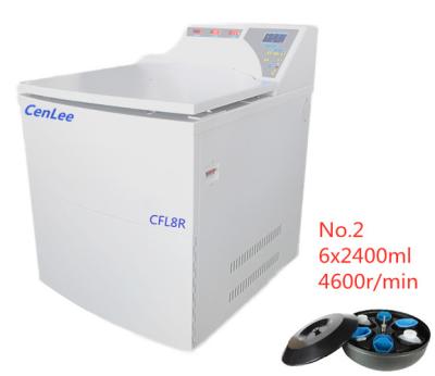 Chine ultracentrifugeuse, plancher tenant la centrifugeuse de capacité élevée de sac de sang de 500KG 9600ml, centrifugeuse ultra à grande vitesse 8000r/min à vendre