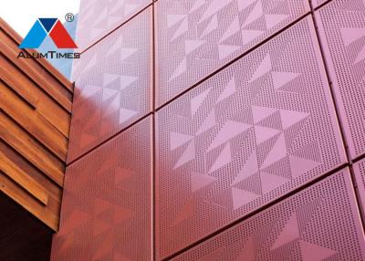 Chine Écran en aluminium décoratif anticorrosion pour le mur rideau de revêtement de façade à vendre