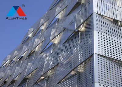 China Fireproof Aluminum Exterior Wall Cladding Panels With PVDF Coating for sale