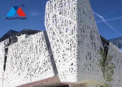 Chine L'écran en aluminium décoratif PVDF de rigidité élevée a enduit pour la façade de mur rideau à vendre